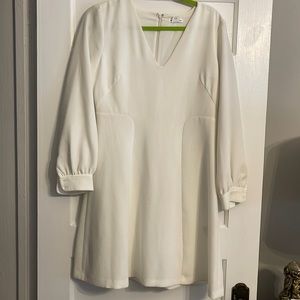 Club Monaco white paneled mini dress